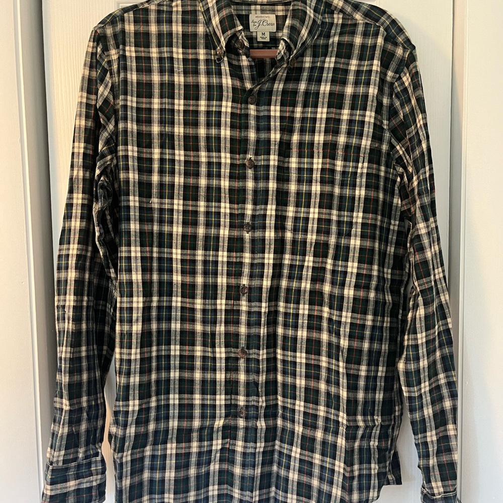 J Crew Brushed Twill Slim Untucked Shirt- Men’s Medium NWOT